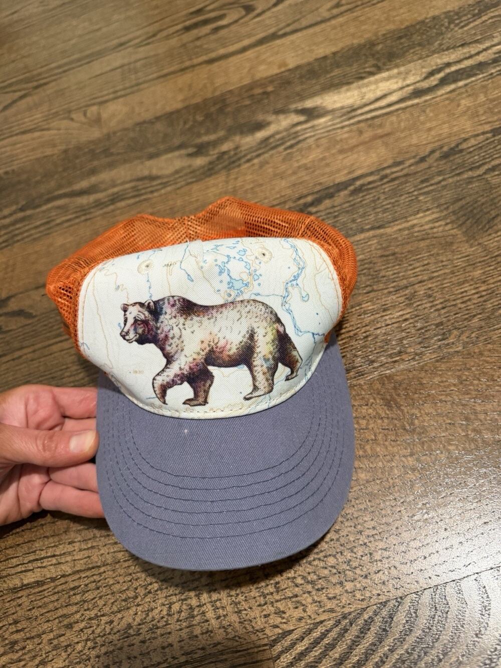 Yellowstone Club Big sky Montana Boys Adjustable Bear Baseball Hat